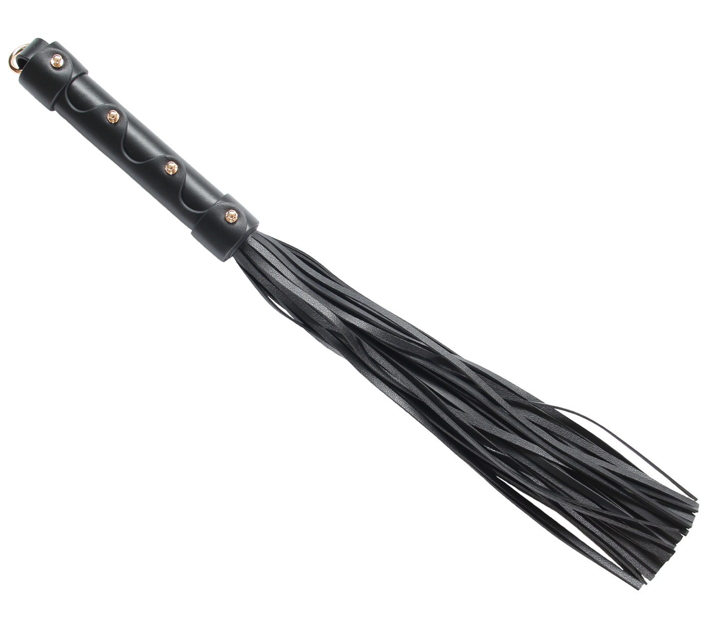 Love In Leather Faux Leather Flogger Gold or Rose Gold