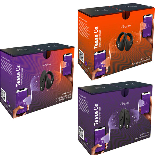 We-Vibe Jive 2 Tease Us Special Edition Set - Couples Vibrator Kits (App)