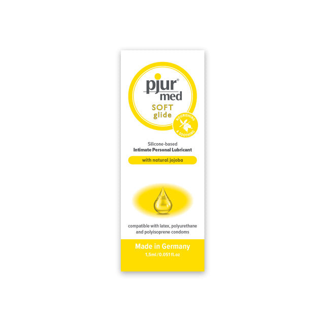 Pjur Med Soft Glide Silicone Based Lubricant with Jojoba Oil 100ml