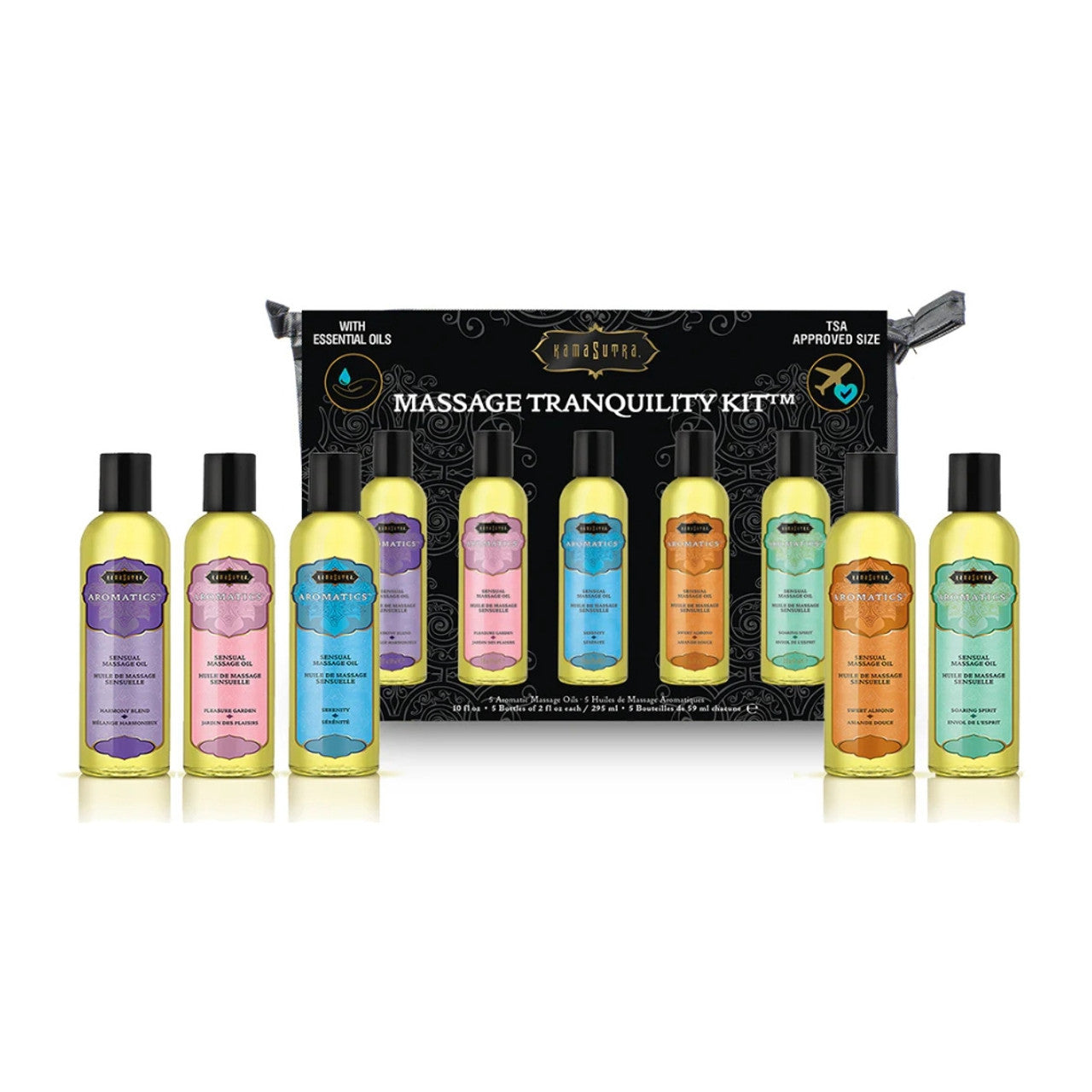 Kama Sutra Massage Tranquility Kit - 5x59ml Massage Oils