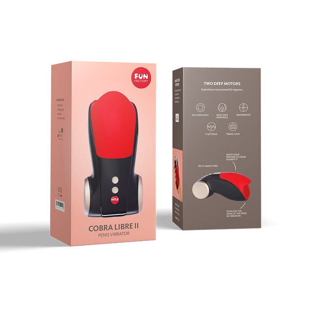 Fun Factory Cobra Libre II Male Vibrator Massager Masturbator