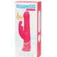 Love Honey Happy Rabbit Thrusting Realistic Rechargeable Rabbit Vibrator Pink