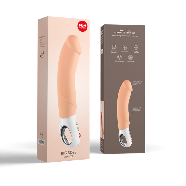 Fun Factory Big Boss G5 G-Spot Vibrator Nude/Pink/Black/Jewel