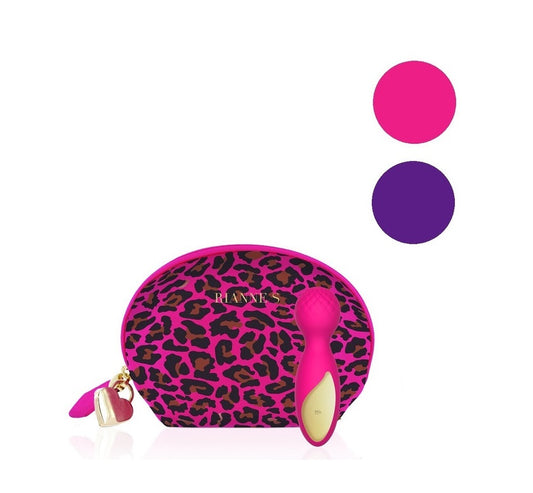 Rianne-S Lovely Leopard Mini Wand Vibrator