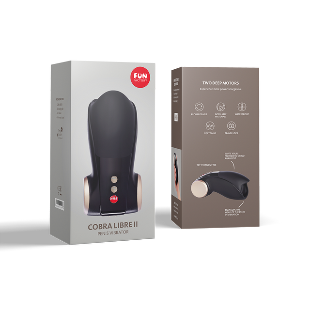 Fun Factory Cobra Libre II Male Vibrator Massager Masturbator