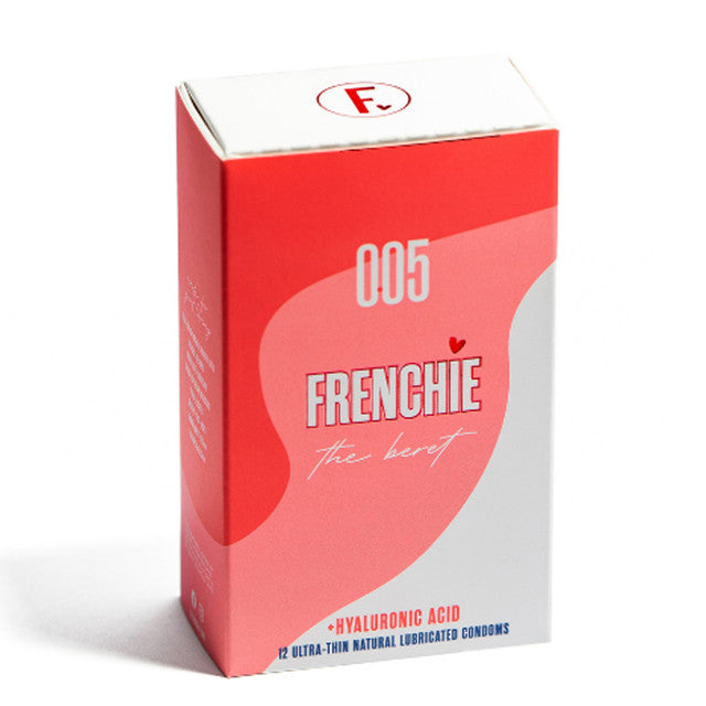 Frenchie The Beret Condom Ultra Thin 0.05mm with Hyaluronic Acid - 12 Pack