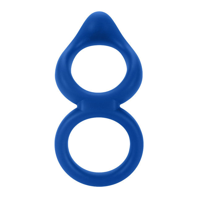 Forto F-88: Double Ring 100% Liquid Silicone Cock Ring