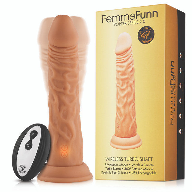 Femme Turbo Shaft 2.0 Rotating Vibrator with Remote Control