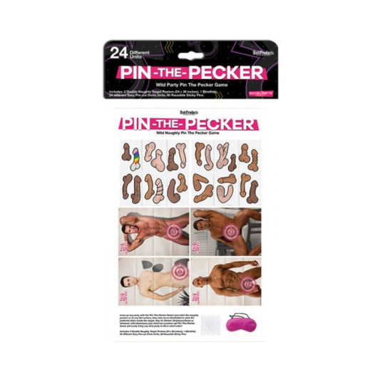 Hott Products | Pin The Pecker Party Game - Assorted Accessories Included