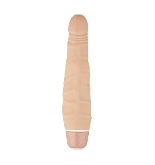 Seven Creations Silicone Classic Mini Flesh Veined Taper Vibrator