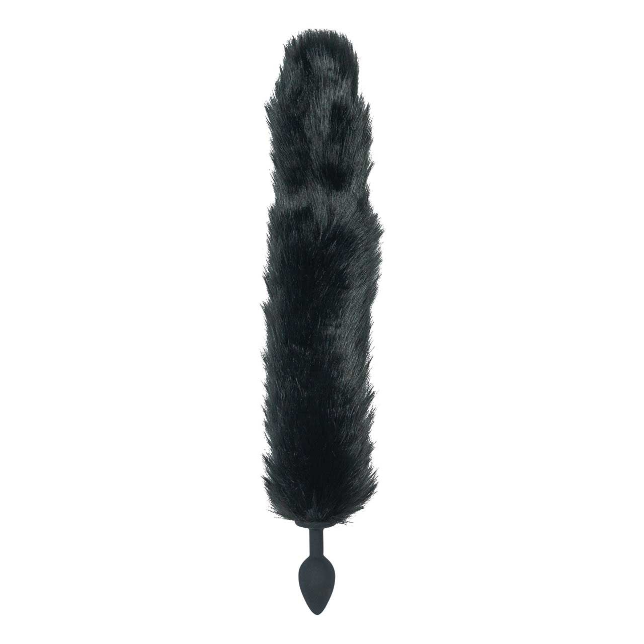 Punishment Fox Tail Silicone Plug - Black