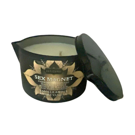 Kama Sutra Sex Magnet Massage Candle (With Pour Spout) Vanilla Amber 170g