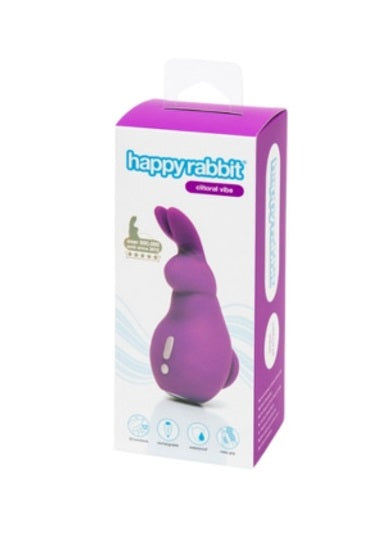 Love Honey Happy Rabbit Mini Ears USB Rechargeable Clitoral Vibrator Purple