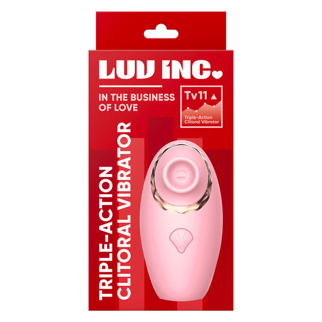 Luv Inc Tv11: Triple-Action Clitoral Vibrator