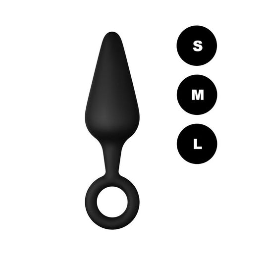 Forto F-10: Silicone Plug with Pull Ring Anal Plug