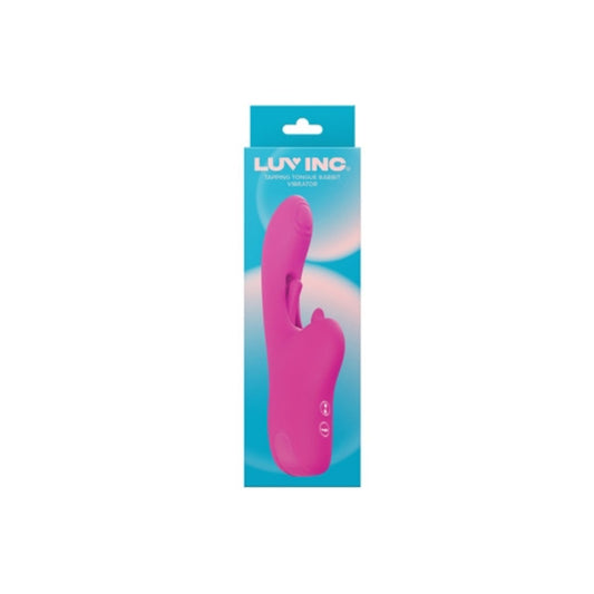 Luv Inc Tr46: Tapping Tongue Rabbit Vibrator - Pink