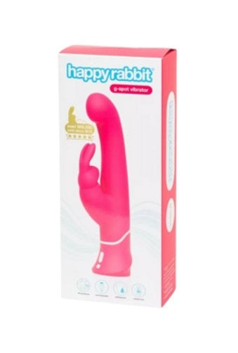 Love Honey Happy Rabbit G-Spot Rechargeable Rabbit Vibrator Pink