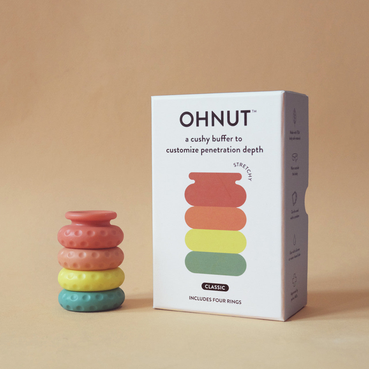 Ohnut Classic Rainbow Ohnut