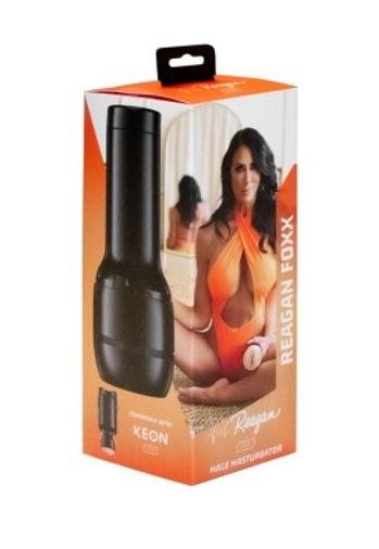 Kiiroo Stars Collection Reagan Foxx Stroker compatible with PowerBlow & Keon