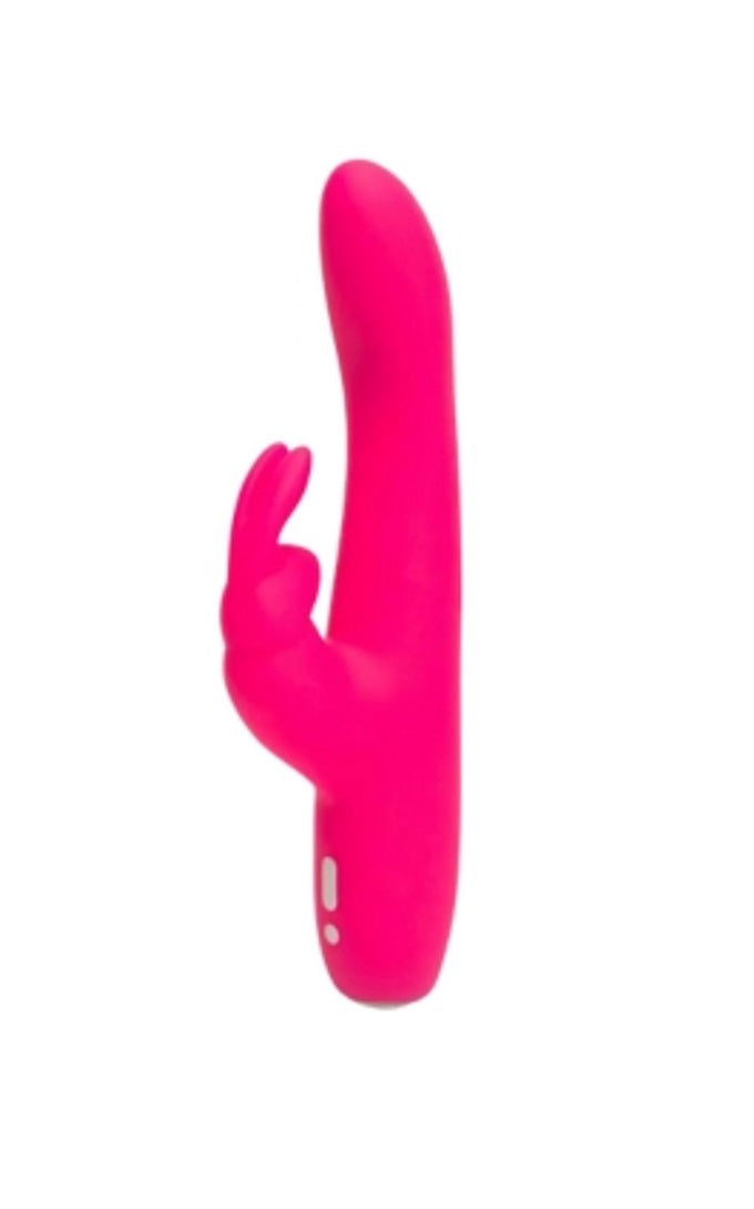 Love Honey Happy Rabbit Slimline Curve Rechargeable Rabbit Vibrator Pink