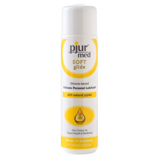 Pjur Med Soft Glide Silicone Based Lubricant with Jojoba Oil 100ml