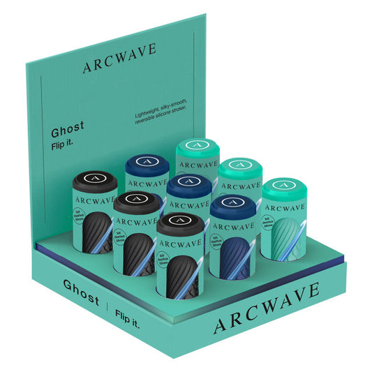 Arcwave Ghost - Reversible Textured Strokers - 9 Pack Display Box