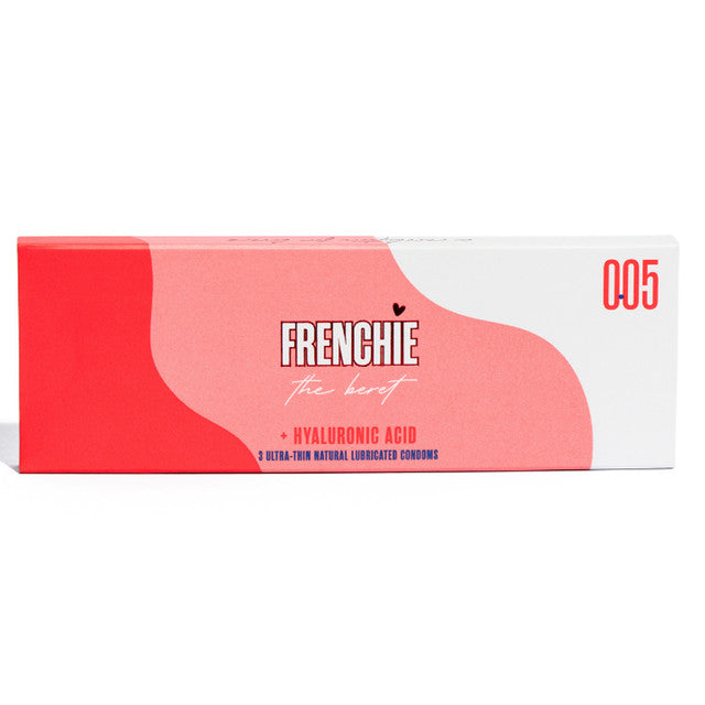 Frenchie The Beret Condom Ultra Thin 0.05mm with Hyaluronic Acid - 3 Pack