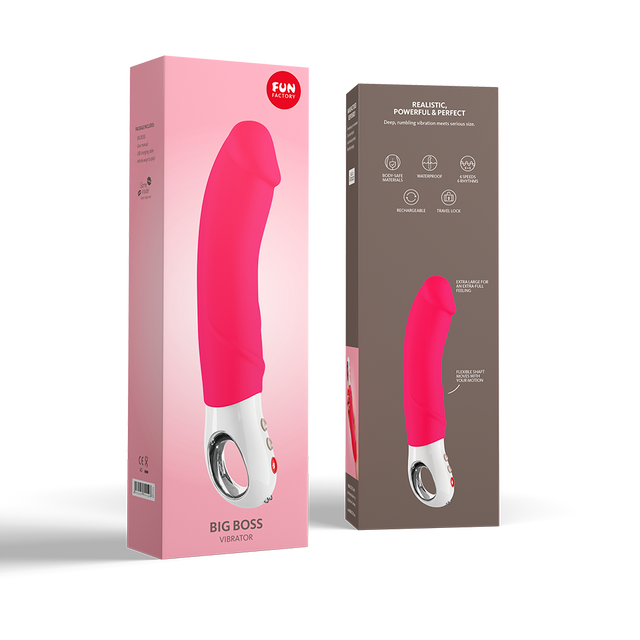 Fun Factory Big Boss G5 G-Spot Vibrator Nude/Pink/Black/Jewel