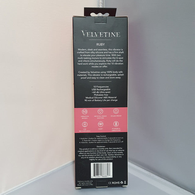 Velvetine Ruby Rabbit Vibrator