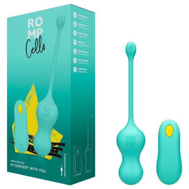 Romp Cello G-Spot Vibrator with Remote Control