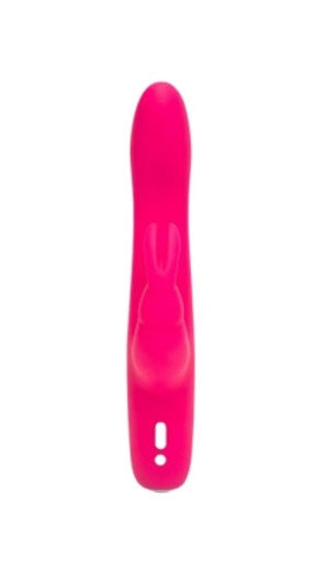 Love Honey Happy Rabbit Slimline Curve Rechargeable Rabbit Vibrator Pink