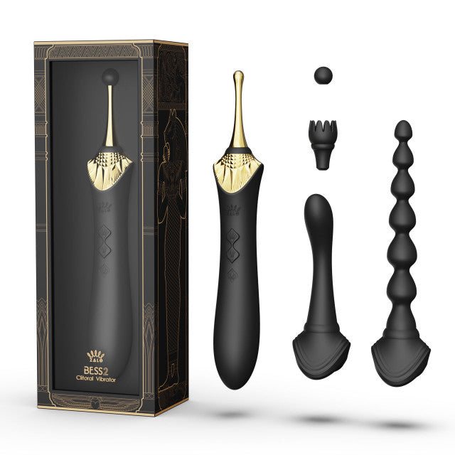 ZALO Bess 2 Clitoral Heating Massager + 4 Attachments