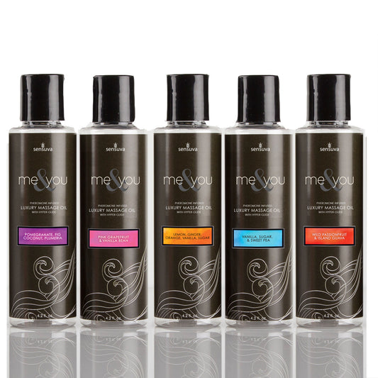 Sensuva Me & You Massage Oil 125ml - MULTIPLE FLAVOURS