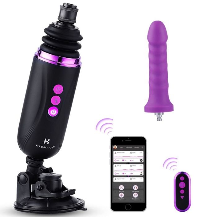 HiSmith - Capsule Rechargeable Sex Machine (Remote and App)