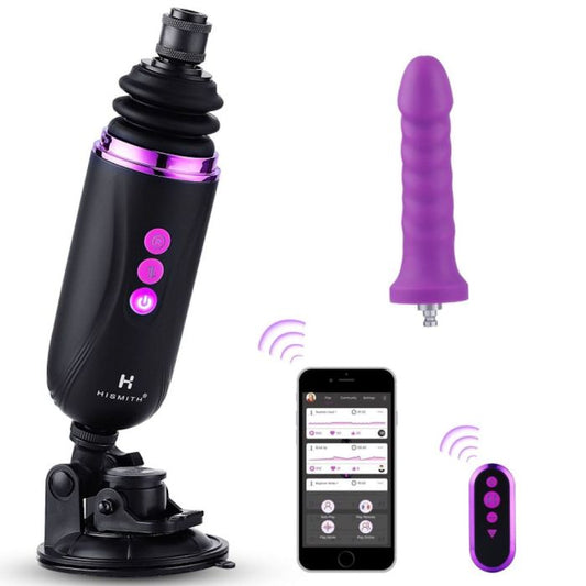 HiSmith - Capsule Rechargeable Sex Machine (Remote and App)