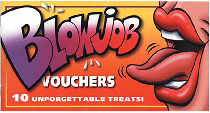 Ozze Creations Blowjob Vouchers - Set of 10 Vouchers