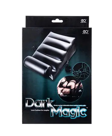 Excellent Power | Dark Magic Inflatable Ramp Wedge Love Cushion with Cuffs