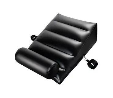 Excellent Power | Dark Magic Inflatable Ramp Wedge Love Cushion with Cuffs