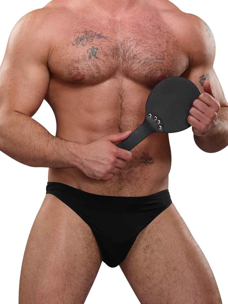 Male Power Spank Me Bikini Novelty Underwear Black Hens Party One Size