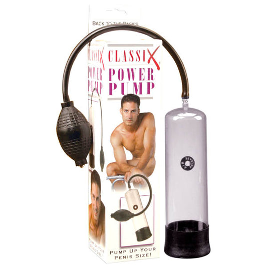 Pipedream Classix Power Pump - Clear Penis Pump