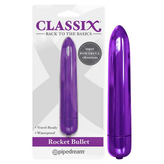 Pipedream | Classix Rocket Bullet - Metallic Purple 8.9cm Bullet Vibrator