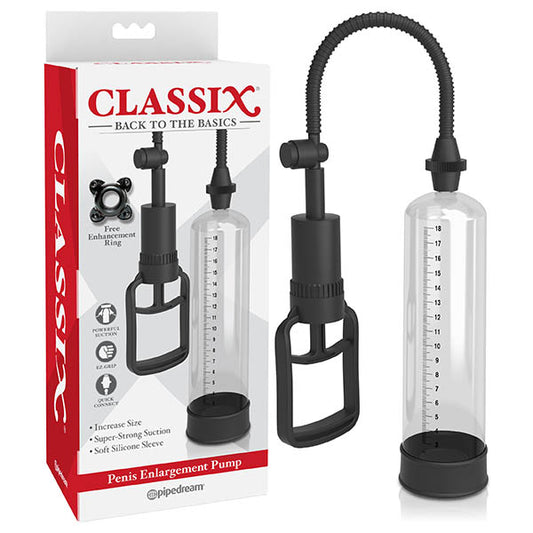 Pipedream Classix Penis Enlargement Pump - Clear Penis Pump