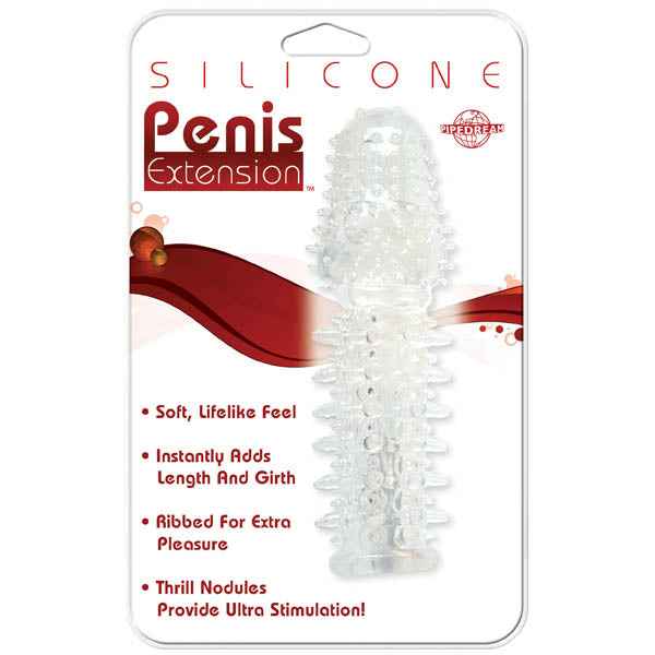 Pipedream | Silicone Penis Extension - Clear 14cm (5.5") Sleeve