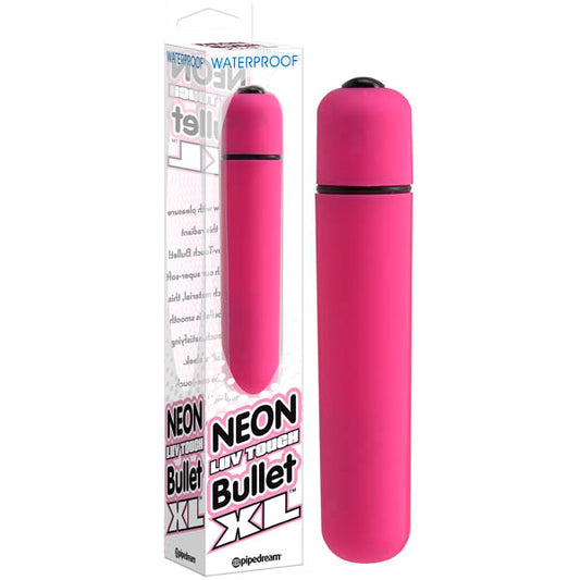 Pipedream | Neon Luv Touch Bullet Xl Pink 8.3cm (3.25") Bullet Vibrator