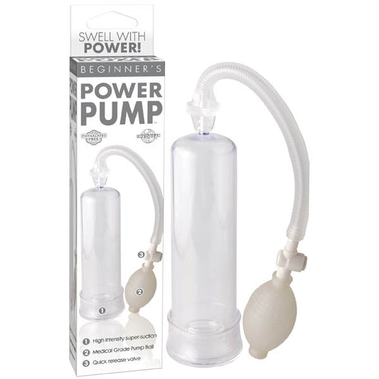 Pipedream Beginner's Power Pump - Clear Penis Pump