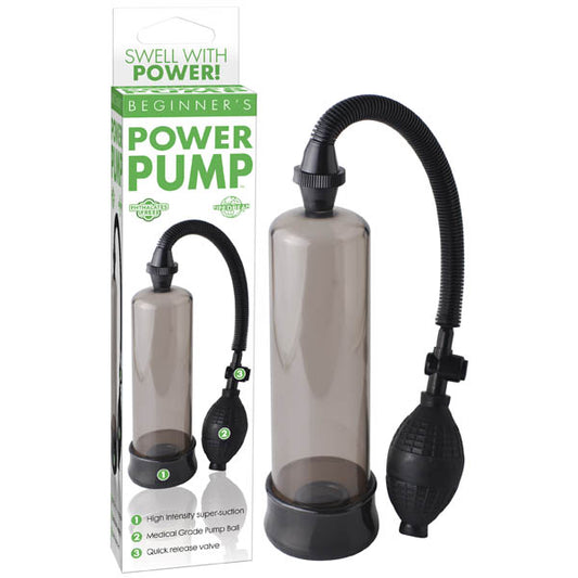 Pipedream Beginner's Power Pump - Smoke Penis Pump