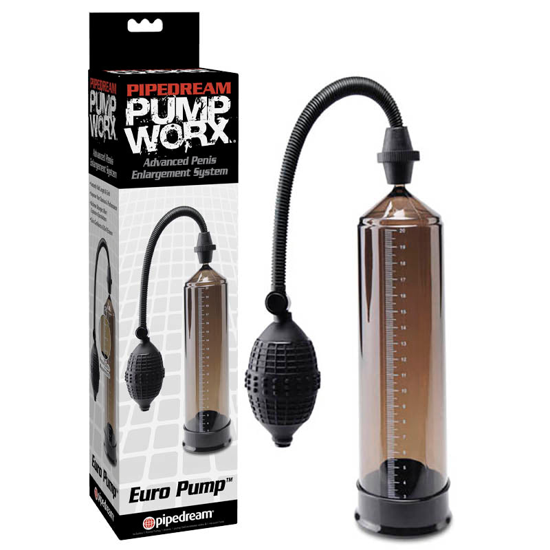 Pipedream Pump Worx Euro Pump - Smoke Penis Pump