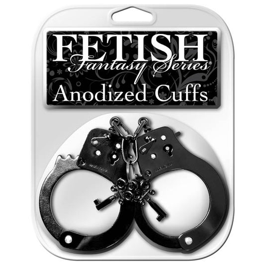 Pipedream | Fetish Fantasy Series Anodized Cuffs Black