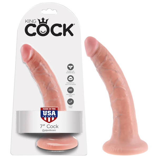 Pipedream King Cock 7" Cock Flesh 17.8cm Dong Dildo