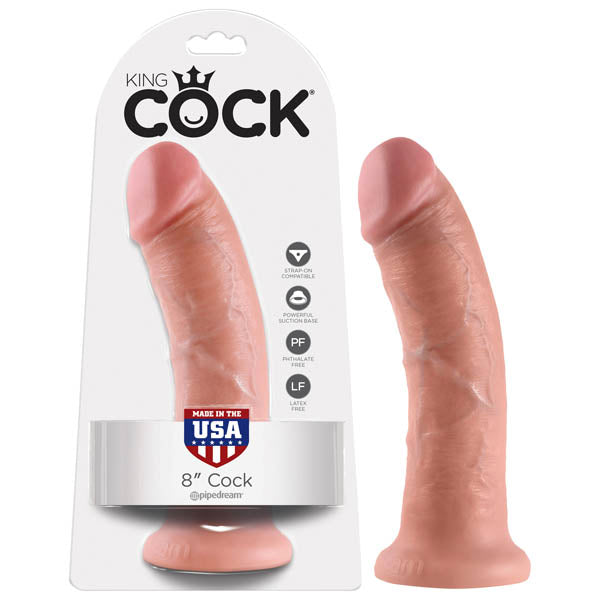 Pipedream King Cock 8" Cock Flesh 20.3cm Dong Dildo